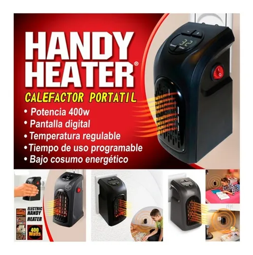 Panel Redondo Portátil Calefactor Calentador Eléctrico 400w Panel Redondo Portátil Calefactor Calentador Eléctrico 400w