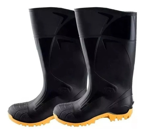 Botas Lluvia Moto Pvc Con Suela Reflectivo