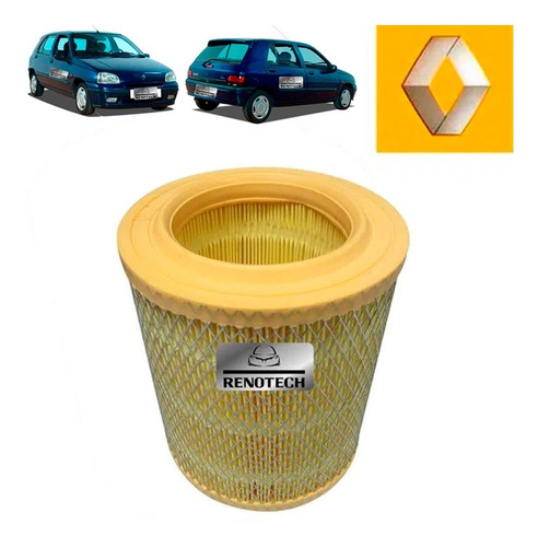 Filtro De Ar Clio I 1.6 8v C3l 1994 A 1999 7701034705