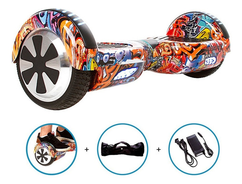 Hoverboard Skate 6,5 Grafite Urbano Hoverboard Bluetooth