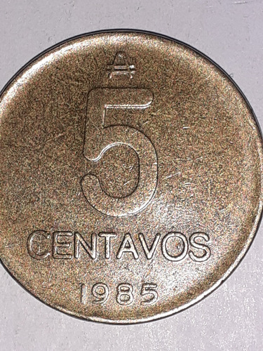 Moneda De 5 Centavos Del Año 1985 
