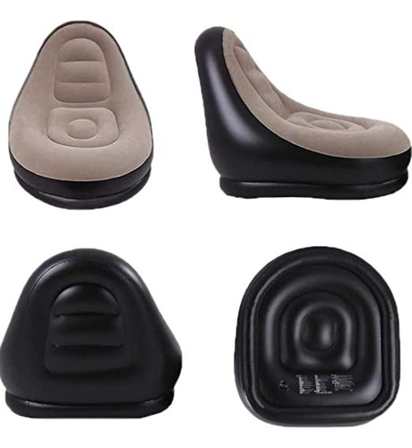 Sillon Inflable Puff Reclinable Comodo Portatil Posapies