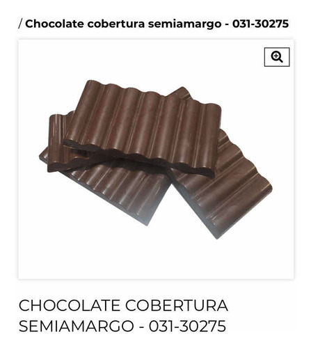 Colonial Chocolate Cobertura Semiamarga X 10kg - Mataderos