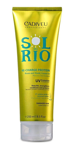 Protein Leave-in Cadiveu Sol Rio Re-charge 250ml Original