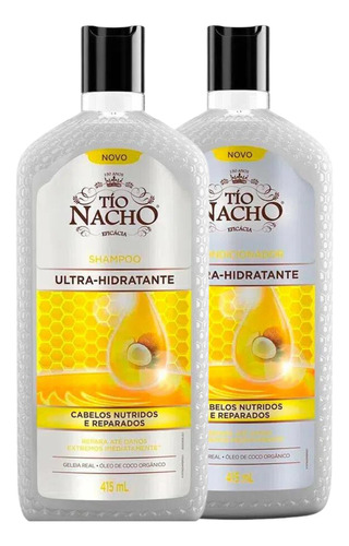  Kit Shampo E Cond Tio Nacho Antiqueda Ultra-hidratante 415ml