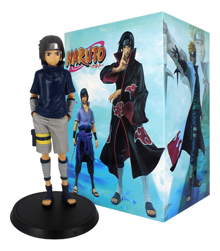 Figura Sasuke Uchiha Shippuden 25cm Grandista Naruto Anime