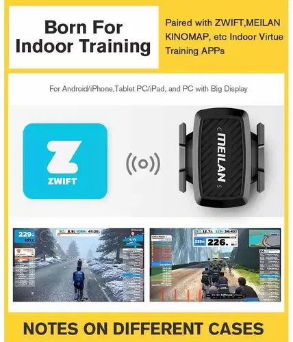 Sensor De Cadencia O Velocidad Meilan C1 Ant+ Zwift Bkool