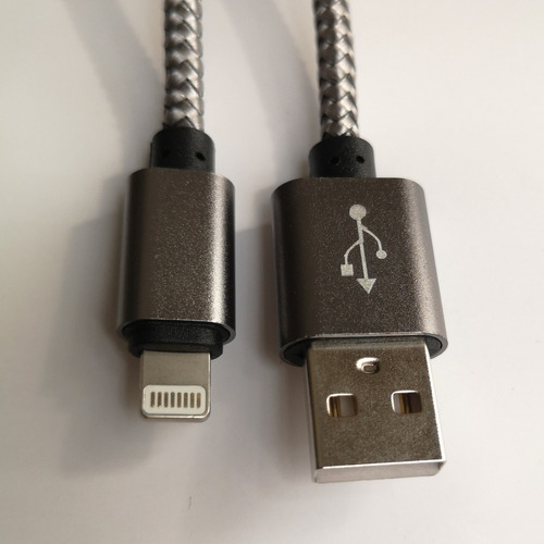 Imagen 1 de 6 de Cable Lightning Compatible Con iPhone iPad Carga Y Datos