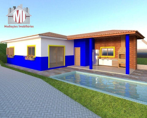 Imagem 9 de 24 de Lindo Projeto Em Construção, Com 3 Dormitórios, Piscina, Área Gourmet, Bem Localizada, À Venda, 950 M² Por R$ 360.000 - Zona Rural - Pinhalzinho/sp - Ch1004