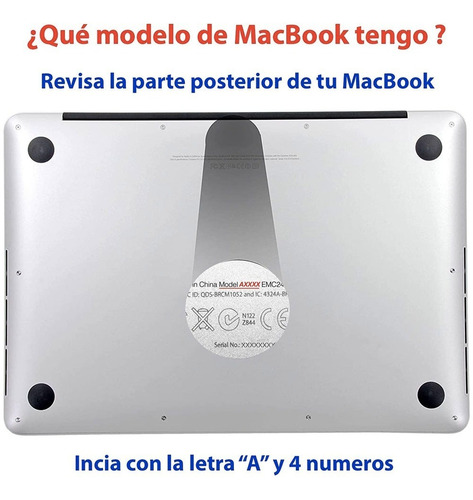 Imagen 3 de 3 de Cubre Teclado Español Macbook 16 A2141 A2289 A2251 Ra