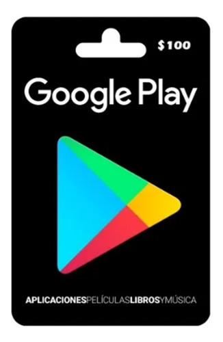 Imagen 3 de 4 de Google Play $100 Pesos, Entrega 9am-11pm