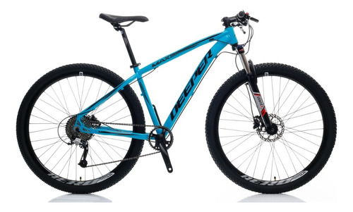 Mountain bike Deeper maximus 1x9 - 9v 2023 aro 29 19" freios de disco hidráulico cor azul/preto