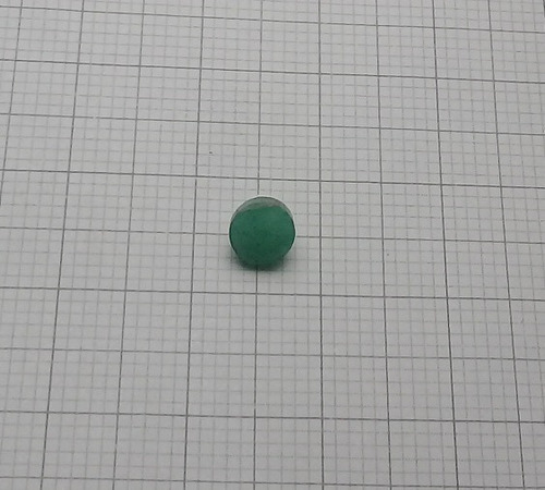 Esmeralda 0.685 Cts Redonda 4,0 Mm Extra Preciosa Clara A Verde Translucido Cor Forte Pedra Preciosa Extra Da Bahia Garantia Eterna