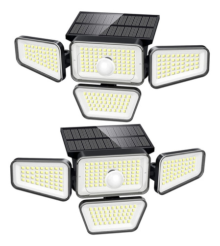 Luces Solares Para Exteriores, 270 Led, 3000 Lm, Sensor De M