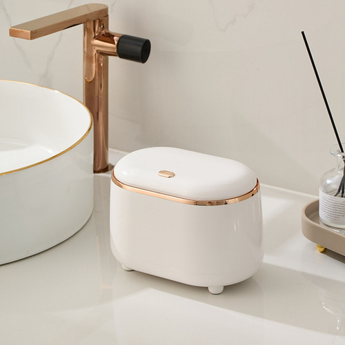 U1press- Bote De Basura Pequeño De Escritorio Con Tapa, Pequ