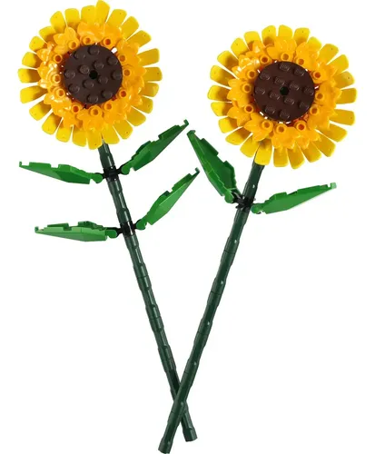 LEGO Conjunto Botanicals Girassóis 40524 8+ Anos Plástico Para Montar Decoração Colecionável