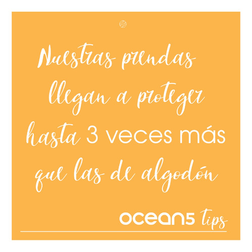 Remera Uv - Mangas Cortas - Upf50+ Ocean5 - Bebes