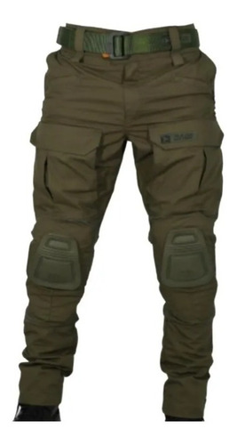 Calça Tática Ranger Com Joelheira Tan Desert Tactical Dacs 