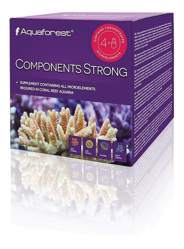 Aquaforest Components Strong 4x75ml Microelementos P Corales