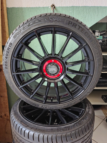 Jogo Roda Com Pneu Oz Superturismo Evoluzione Aro 19 5x112 (Usado)