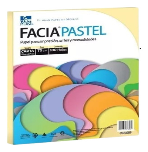 Papel Hojas Faciabond Color Canario  Copamex 1pz