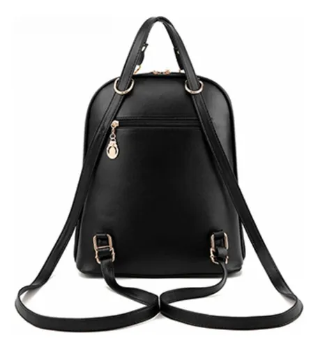 Mochila, Cartera Juvenil, Bolso Mujer Eco Cuero Impermeable.