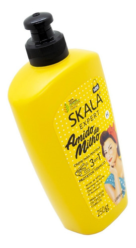Imagen 1 de 1 de Skala Amido De Milho Crema Peinar Protector Termico Vegano