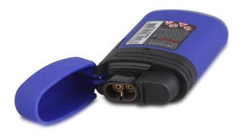 Imagem 3 de 3 de Isqueiro Maçarico Double Jet Zengaz - Azul