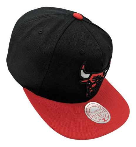 Gorra Mitchell & Ness Nba Bulls Negra Snapback 2023 01