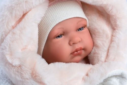 Tina 45cm Con Saquito Bebe Real Reborns Llorens Española