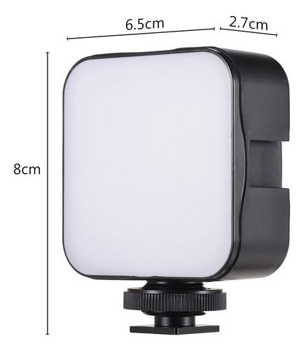 Lámpara De Fotografía Canon 6500k Con Cámara Nikon Led 5w Co