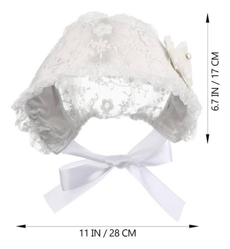 Gorro De Encaje Para Bebés Y Niñas De 0 A 2 Años