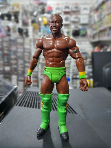 Figura Wwe Kofi Kingston Mattel 2010, Brazo Pegado