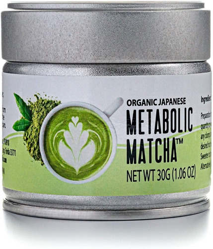 Metabolic Matcha Te Verde Organico Naturalslim 30 Gr