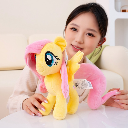 Boneca Fluttershy Plushies My Little Pony Rainbow Horse De 3