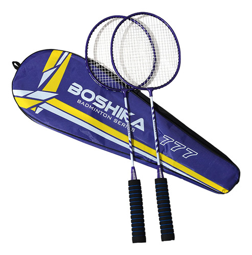 Juego De Raquetas De Bádminton Premium: Equipo Púrpura