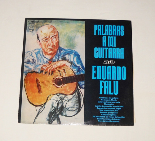 Eduardo Falú Palabras A Mi Guitarra Lp Vinilo Firmado