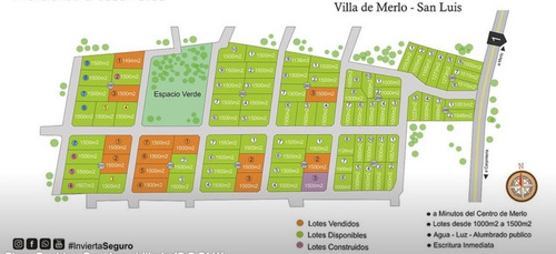Imagen 2 de 5 de Lote En Venta De 1500m2 Ubicado En Cerro De Oro
