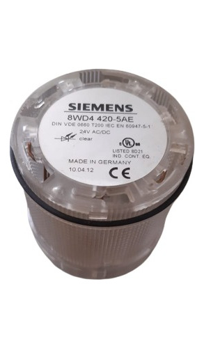 Señalización Lente Amarilla siemens 8wd4 420-5ae