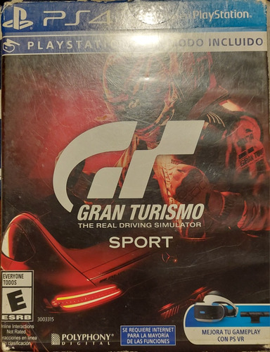 Juego Gran Turismo Sport Ps4