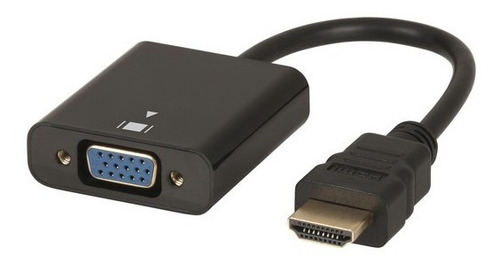 Imagen 3 de 5 de Conversor Adaptador Hdmi A Vga / Full Hd 1080p / Boleta