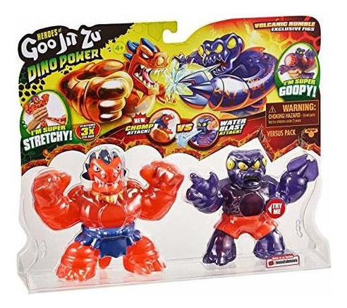 Juguetes Heroes Of Goo Jit Zu Dino Power Versus Pack - 2 Fig