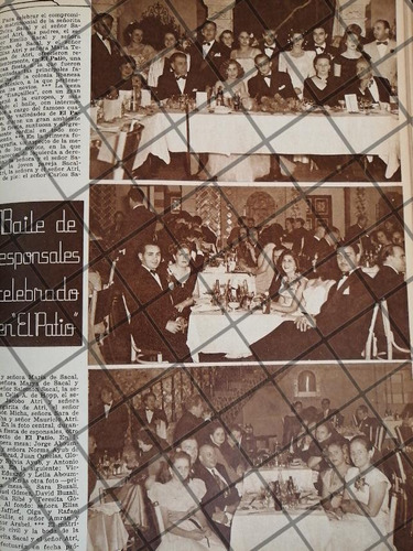 Afiche Antiguo Compromiso. Elvira Sacal / Samuel Atri 1948