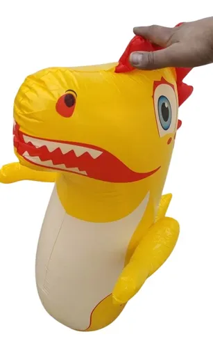 Mono Porfiado Inflable Grande 91cms Boxeo Niño Dinosaurio Am