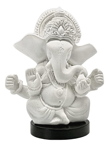 Estatua Hindu Dio Señor Ganapati Idolo Bendicion Sentado