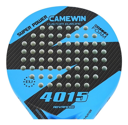 Imagen 4 de 5 de Pala Padel Carbono Híbrido 38mm Con Bolso Deporte Playa