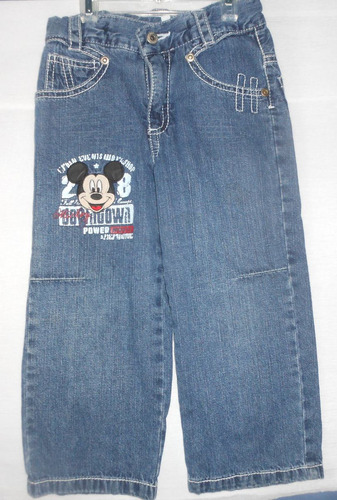 Pantalón Ouragan Disney Mickey Mouse Talla 3x Para Niño