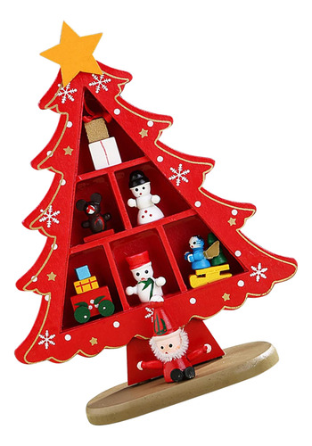 Árbol De Navidad De Madera De Mesa Exquisito Mini
