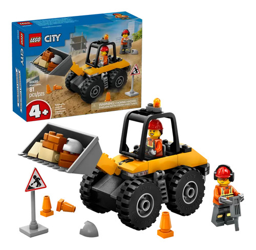 Bloco De Montar City Carregadeira Rodas Construção 0450 Lego