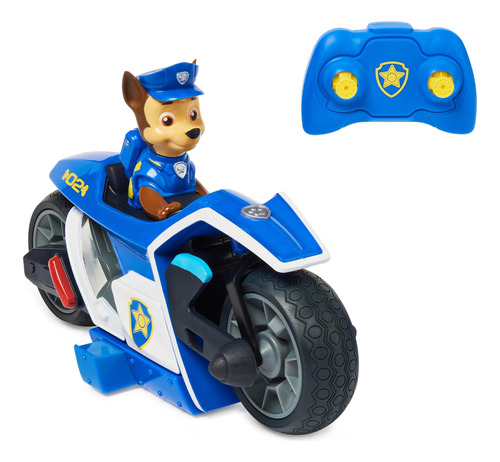 Juguete A Control Remoto Paw Patrol Moto Azul